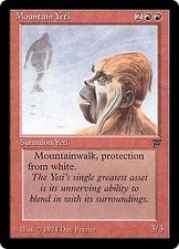 Magic MTG - Mountain Yeti - Legends - EXC - EN