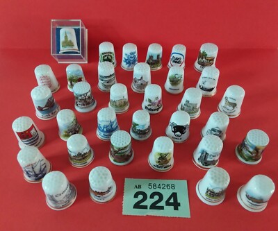 Fingerhüte 34 Orte und Wahrzeichen verschiedene Fabrikate