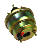 7 Dual Diaphragm Hot Street Rod Power Brake Booster Universal Ford Chevy Zinc