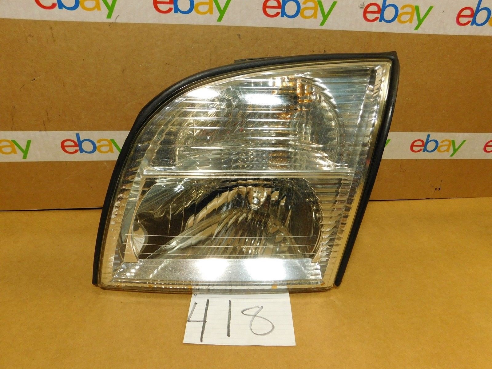 02 03 04 05 MERCURY MOUNTAINEER DRIVER Side Used Headlight - Front Lamp #418