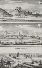 PORTA WESTFALICA / PREUSSISCH OLDENDORF / ZETEL - Merian - Kupferstich um 1640
