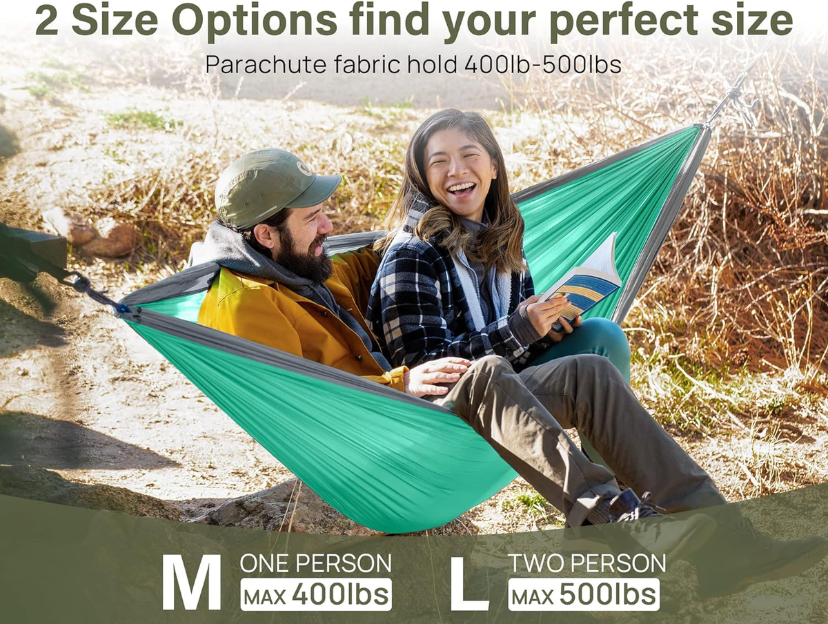 Camping Hammock, Camping Essentials, Lightweight Portable