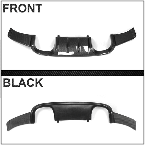 Difusor de carbono parachoques trasero alerón faldón trasero para BMW Serie 3 E92 E93 M3 07-13 - Imagen 10 de 11