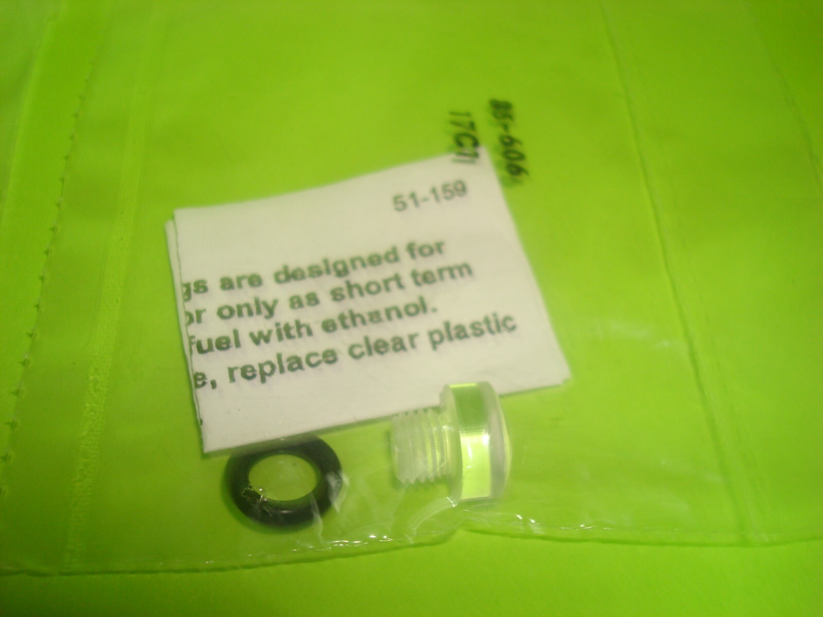 26113 (Pair) Clear Fuel Level Sight Bowl Plugs For Holley Carburetor 4150 4500 eBay