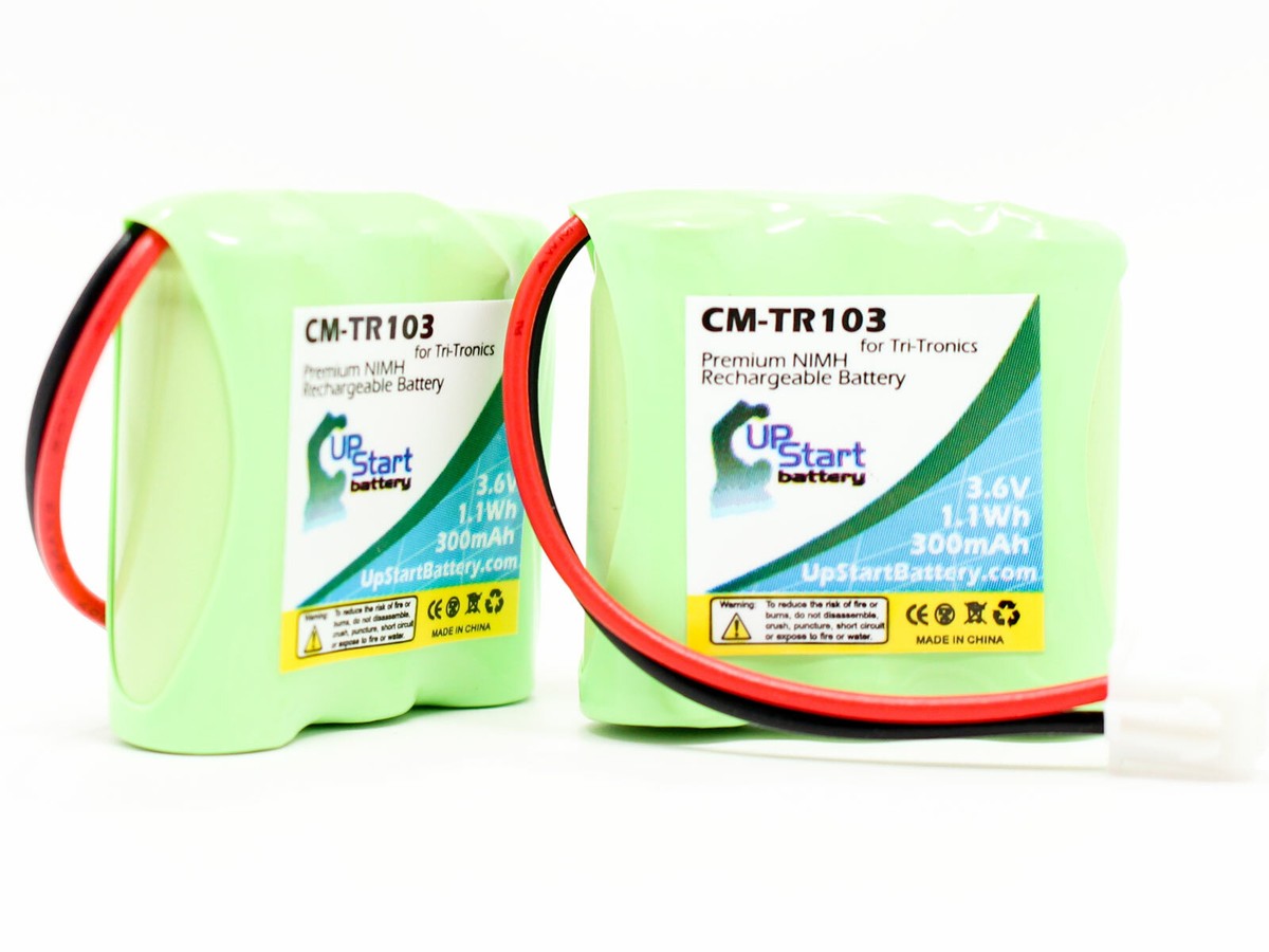 2x Battery for Tri-Tronics PRO 100, Flyway, CM-TR103 Dog Training - Main Image