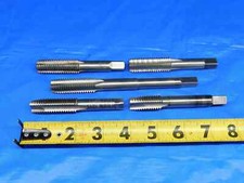 LOT OF 5 VARIOUS HSS 5/8 - 11 BOTTOMING, PLUG AND SPIRAL POINT TAPS .625 NC