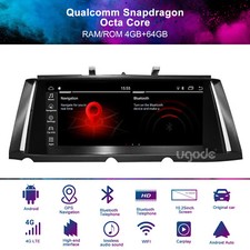 Ugode 10,25 pollici aggiornamento schermo Android CarPlay GPS BMW serie 7 F01 F02 CIC