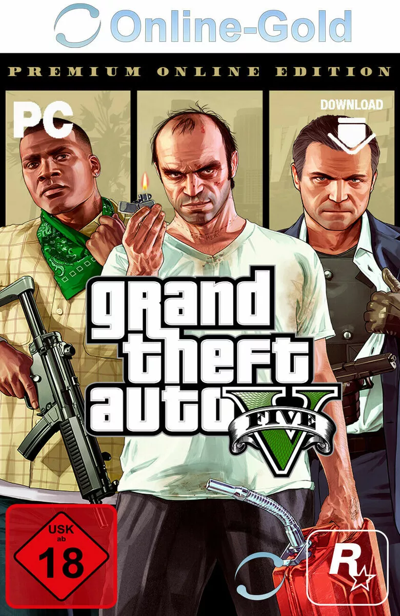 GTA 5 - Grand Theft Auto V: Premium Online Edizione - PC Download.