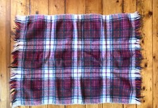 Vintage FOLA 100 Wool Blanket Approx. 41 X 28 Fall Winter Decor