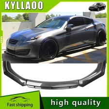 For Hyundai Genesis Coupe Front Bumper Lip Splitter Spoiler Carbon Fiber
