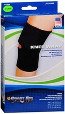 Scott Specialties Knee Wrap Black Neoprene Sport Aid, X-Large, 0.3 Pound