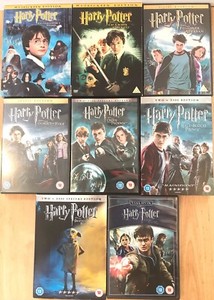 Harry Potter Dvd 2 Disc Complete Set Movies 1 8 Years 1 7 16x R2 Discs Uk Ebay