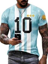 Argentina Soccer # 10 Lionel Messi Mens size XXL