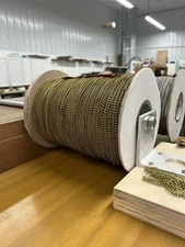 BRASS LADDER CHAIN .185" PITCH OR 1A OR 65 LINKS PER FOOT BY THE FOOT FROM SPOOL