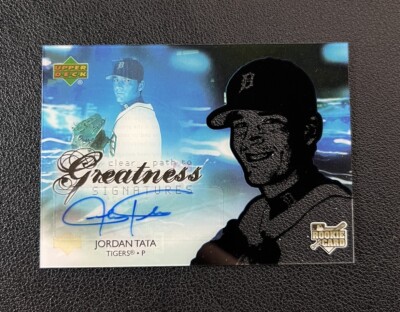 2006 Future Stars Clear Path to Greatness Signatures Jordan Tata Rookie Auto RC