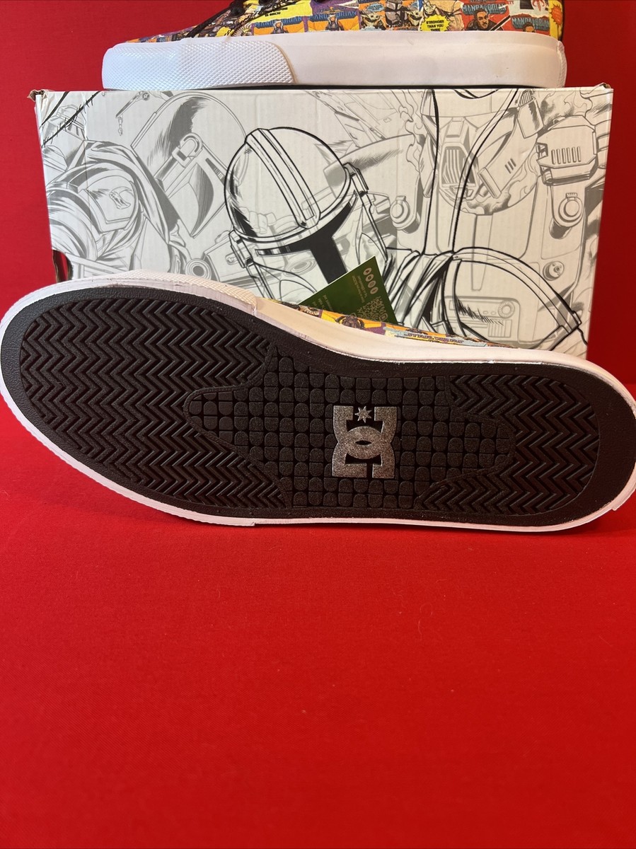 DC Star Wars Mandalorian HI Mens Black Canvas Skate Inspired