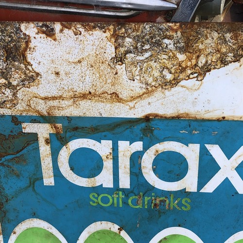 Tarax Soft Drinks Vintage Screenprinted Tin Sign eBay