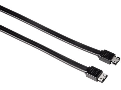 Hama eSATA Daten-Kabel Anschluss-Kabel extern SATA II 2 Stecker HDD Festplatte