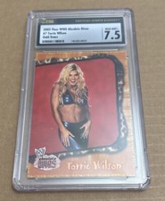 2002 Fleer WWE Absolute Divas #7 TORRIE WILSON Gold Gems CSG 7.5 Near Mint+ SLAB