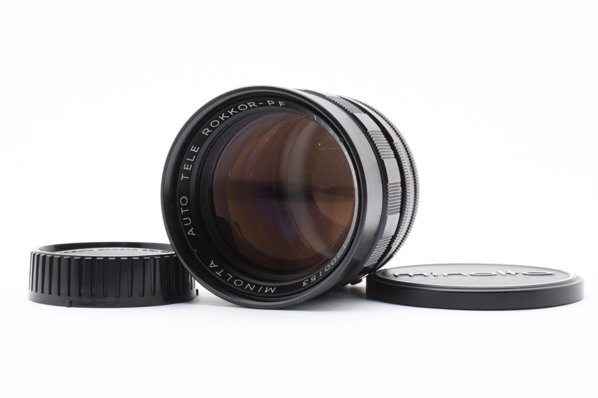【希少】ミノルタ AUTO TELE ROKKOR-PF 100mm F2 80 Minolta MC Auto Tele Rokkor PF 100mm f2 for MD Mount Lens