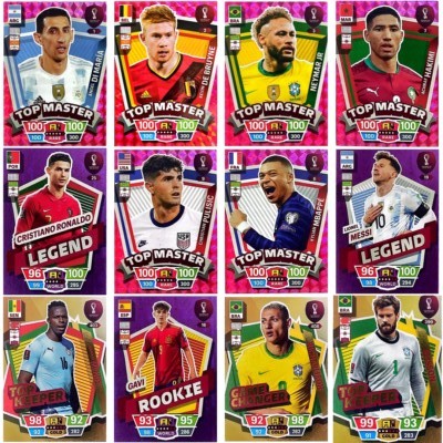 Panini Adrenalyn XL - WM 2022 Qatar - Top Master - Rookie/Legend - GOLD Cards