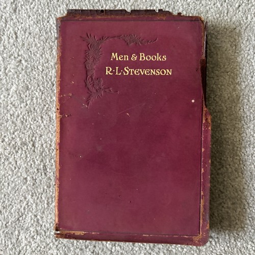 Familiar Studies of Men and Books R L Stevenson 1909 Fine-Paper Edition