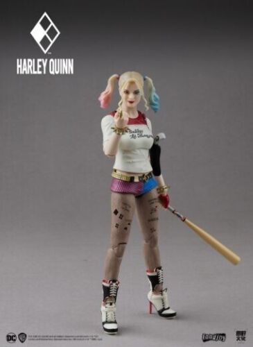INSTOCK! Fondjoy 1:9 Scale DC Collection Joker Harley Quinn Action Figure - Picture 1 of 5