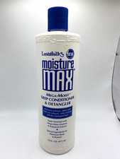  1 LUSTRASILK MOISTURE MAX MEGA-MOIST DEEP CONDITIONER  DETANGLER 16 Fl oz.
