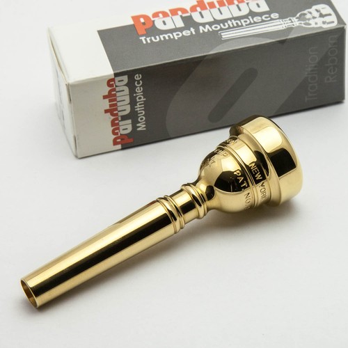 Genuine Parduba Double Cup 4.5 Harry James 24K Gold Trumpet Mouthpiece