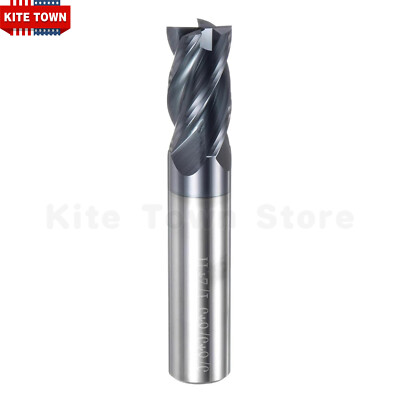 1/8 Dia x 1/2 Solid Carbide CNC Spiral 'O' Flute, Aluminum Cutting, 1