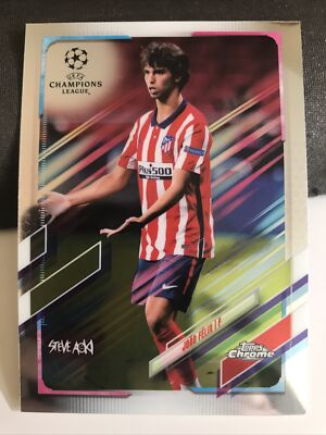 2020-21 Topps Chrome Steve Aoki UEFA Joao Felix Neon Future
