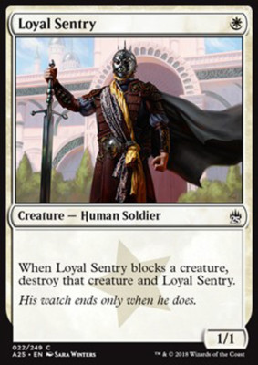 MTG 4x LOYAL SENTRY - VERTRAUENSWÜRDIGER WÄCHTER - A25 - MAGIC
