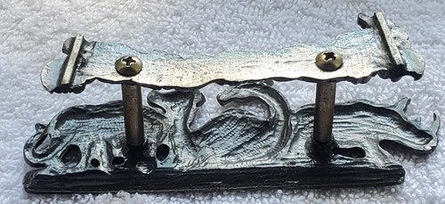 1 Rare Vtg 1980's Circus Animal Drawer Pull Fantasy Fixture Baby Dresser Handle - Picture 2 of 12