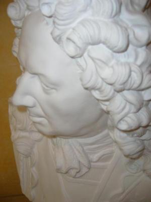 Buste Vauban En Plâtre De Moulage - Hauteur 62cm - Neuf, Fabrication Française (Sculpture Déco)