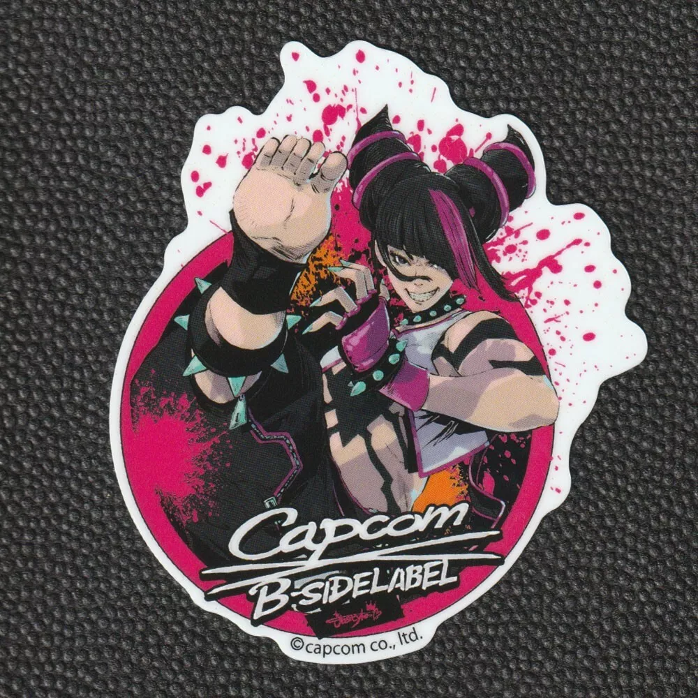 Sticker Cammy Street Fighter 6 CAPCOM40th×B-SIDE LABEL - Meccha Japan