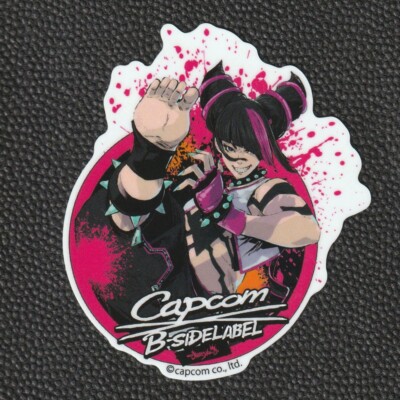 CAPCOM x B-Side Label Sticker STREET FIGHTER 6 Juri Japanese Games