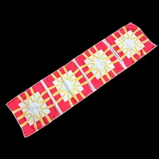 MCDONALDS Silk Scarf Vintage Designer Frankie Welch RARE Promo Golden Arches