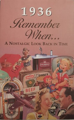 ''1936'' Seek Publishing Remember When KardLet Birthday Year Famous Timeline News