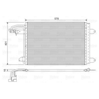 Kondensator Klimaanlage Valeo 817777 FüR Audi Seat Skoda VW Vw (Faw)
