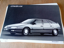 Citroen XM Schautafeln Werbung Kunststoff 60x40cm von 1989 gebraucht