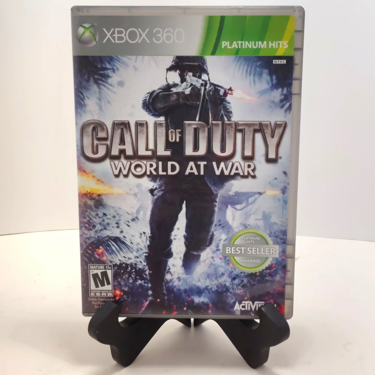 Activision Call of Duty: World at War Platinum Hits Xbox 360, Case+Manual