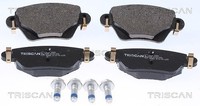 Triscan Bremsbelagsatz, Scheibenbremse Hinterachse U.A. FüR Ford, Jaguar