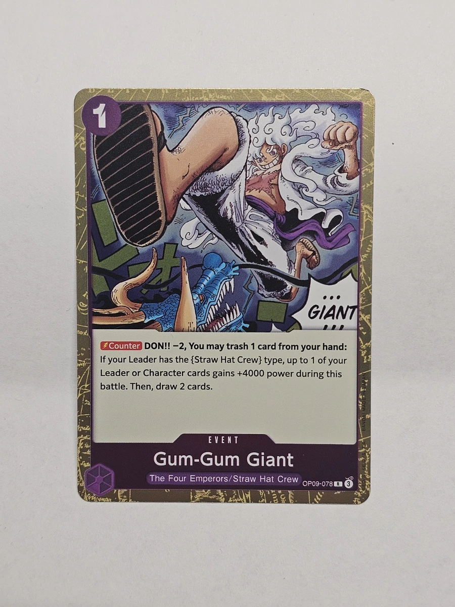 Gum-Gum Giant OP09-078 Emperors in the New World for sale | eBay