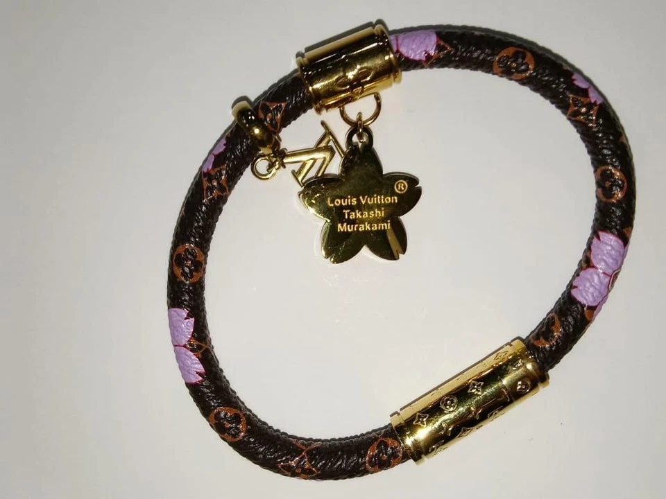 Pulseira confidencial diária autêntica Louis Vuitton marrom monograma LV - Imagem 3 de 4