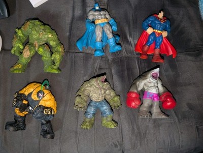 DC Mcfarlane Todds Mods Superman Batman Swamp Thing Bane King Shark Set of 6