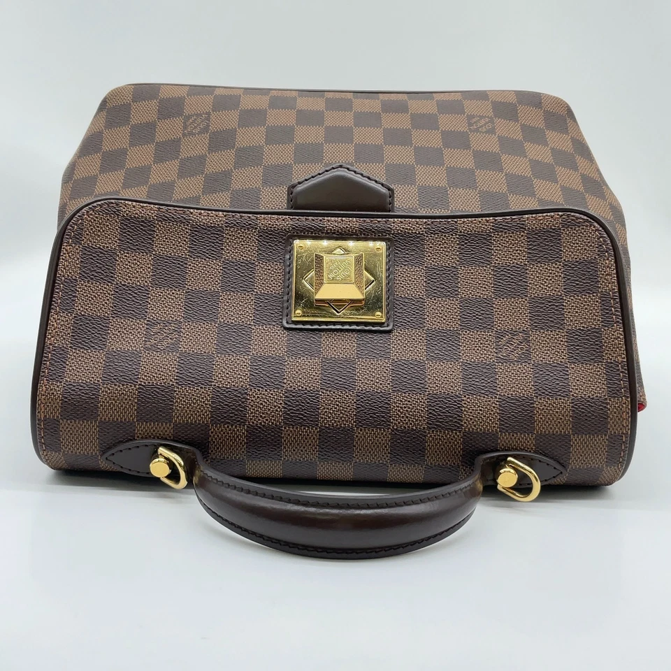 Auth LouisVuitton Damier Ebene Bergamo GM 2Way Bag N41169 W/Box/Dustbag SK030617 - Image 4 of 4