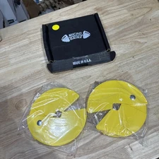 Micro Gainz Yellow 2.5LB Dumbbell Fractional Weight Plate Pair NEW