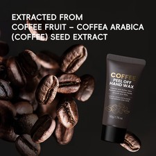 50g Coffee Peel Off Hand Wax Hydrate And Refine Hands Peel-Off Hand Mask