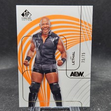 2025 Upper Deck AEW SP Signature Jay Lethal Orange /75 #37