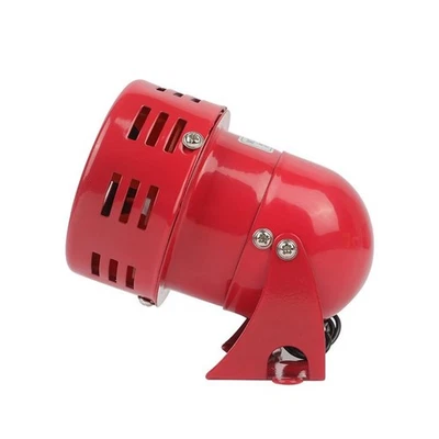 SIRENA De Motor De Metal Rojo 110V Alarma Industrial Sonido Guard - Imagen 1 de 4